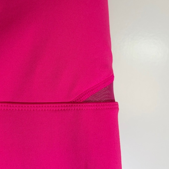 Fabletics Hot Pink Athletic Stretch Dress Strappy Size Large Athleisure Workout - Picture 7 of 12